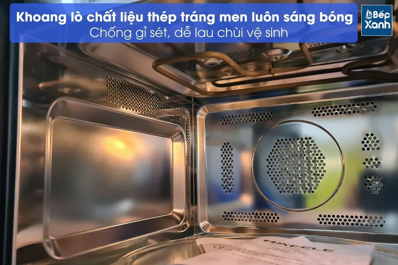 Lò vi sóng kết hợp nướng âm tủ Hafele HM-B38C 538.01.111