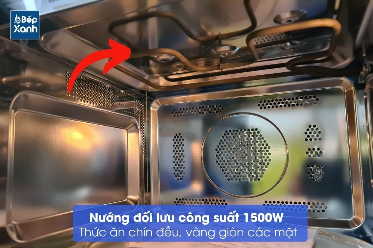Lò vi sóng kết hợp nướng âm tủ Hafele HM-B38C 538.01.111