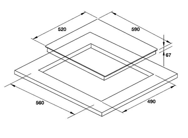 Bếp từ Hafele HC-I603B 536.01.601
