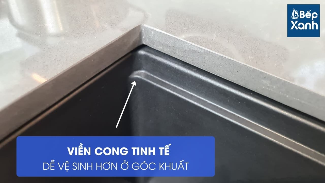 Chậu đá Hafele HS20-GED1S80 / Màu đen, Mã số: 570.30.300
