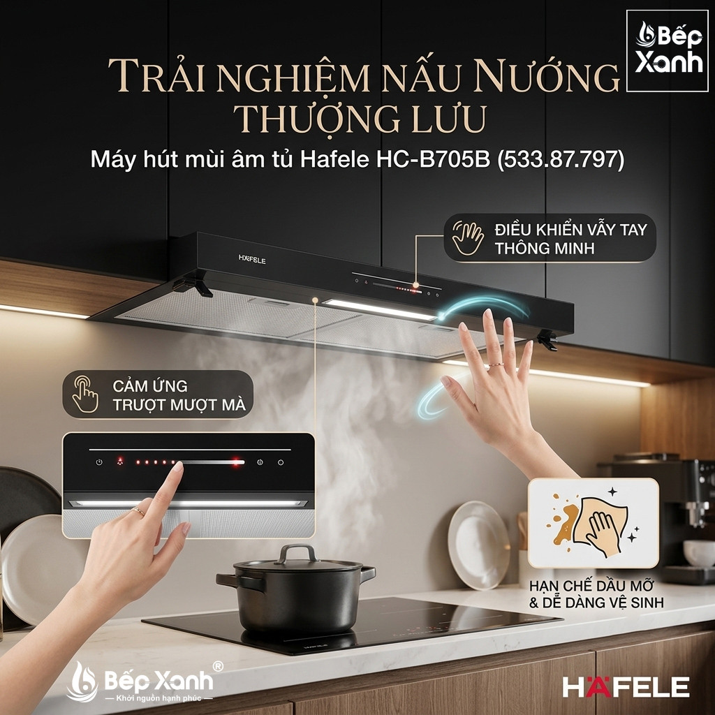 Máy hút mùi âm tủ Hafele HC-B705B (533.87.797)