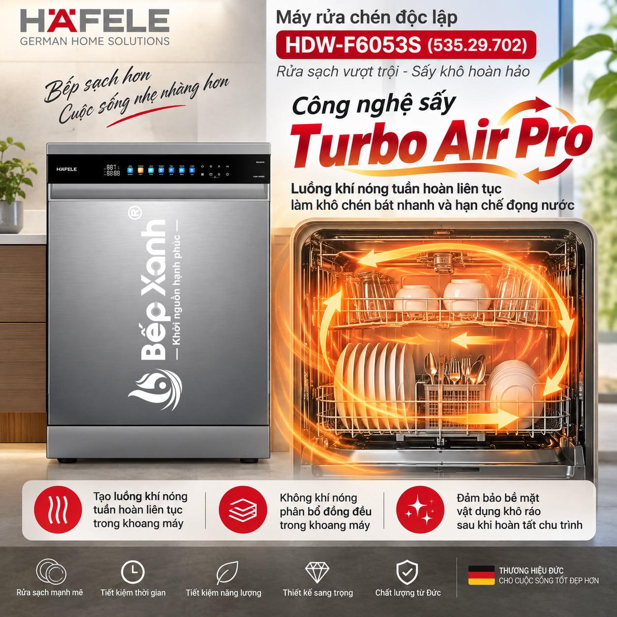 Máy rửa chén độc lập Hafele HDW-F6053S (535.29.702)