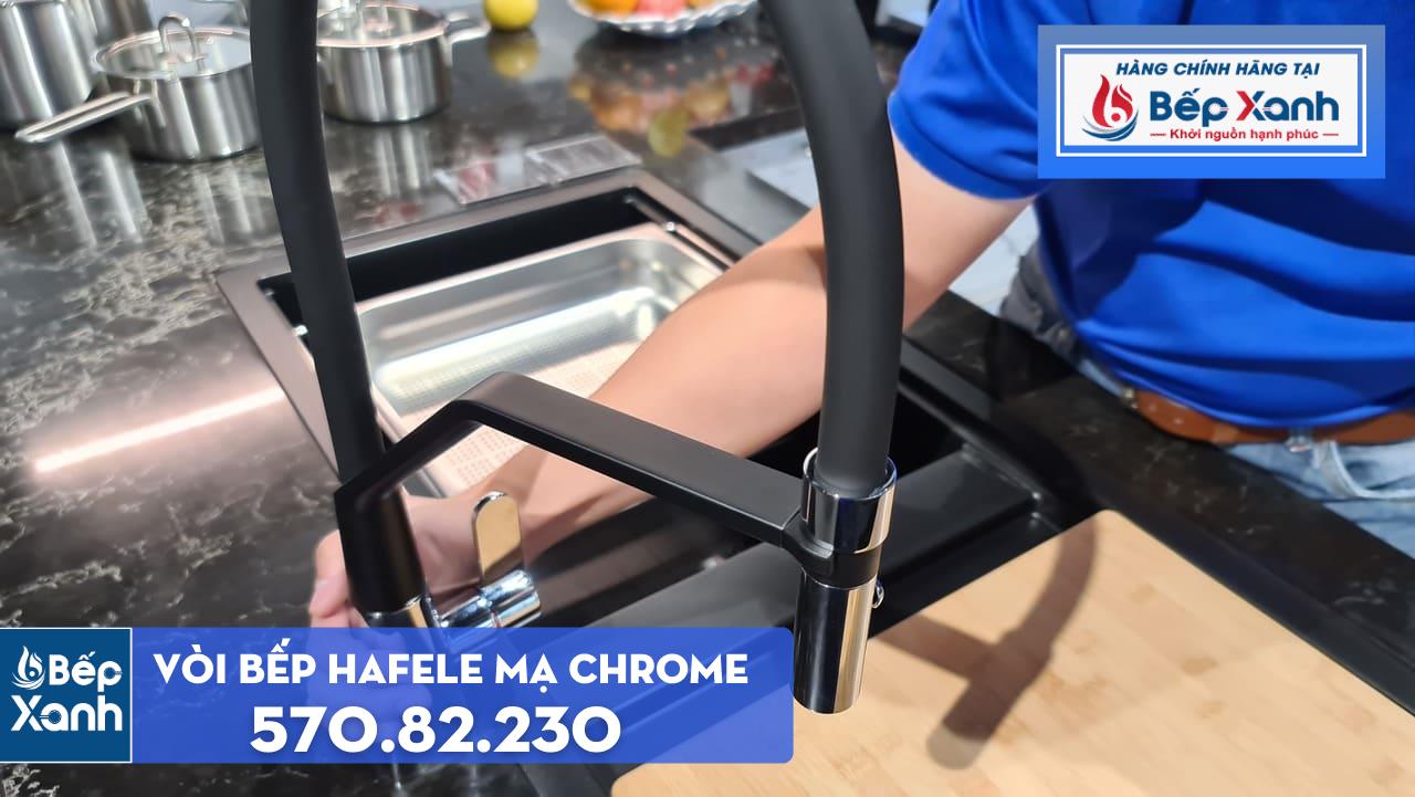 Vòi rửa chén Hafele HT20-CH1F187 / Đồng thau mạ Chrom, Mã số 570.82.230