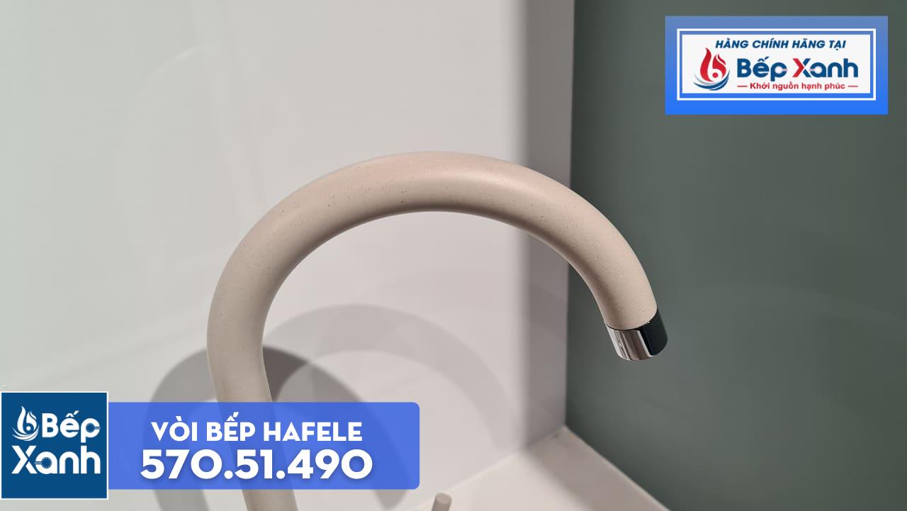 Vòi rửa chén Hafele HT19-GH1F270 570.51.490 - Vòi mạ màu đá tuyệt đẹp