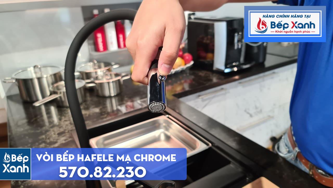 Vòi rửa chén Hafele HT20-CH1F187 / Đồng thau mạ Chrom, Mã số 570.82.230
