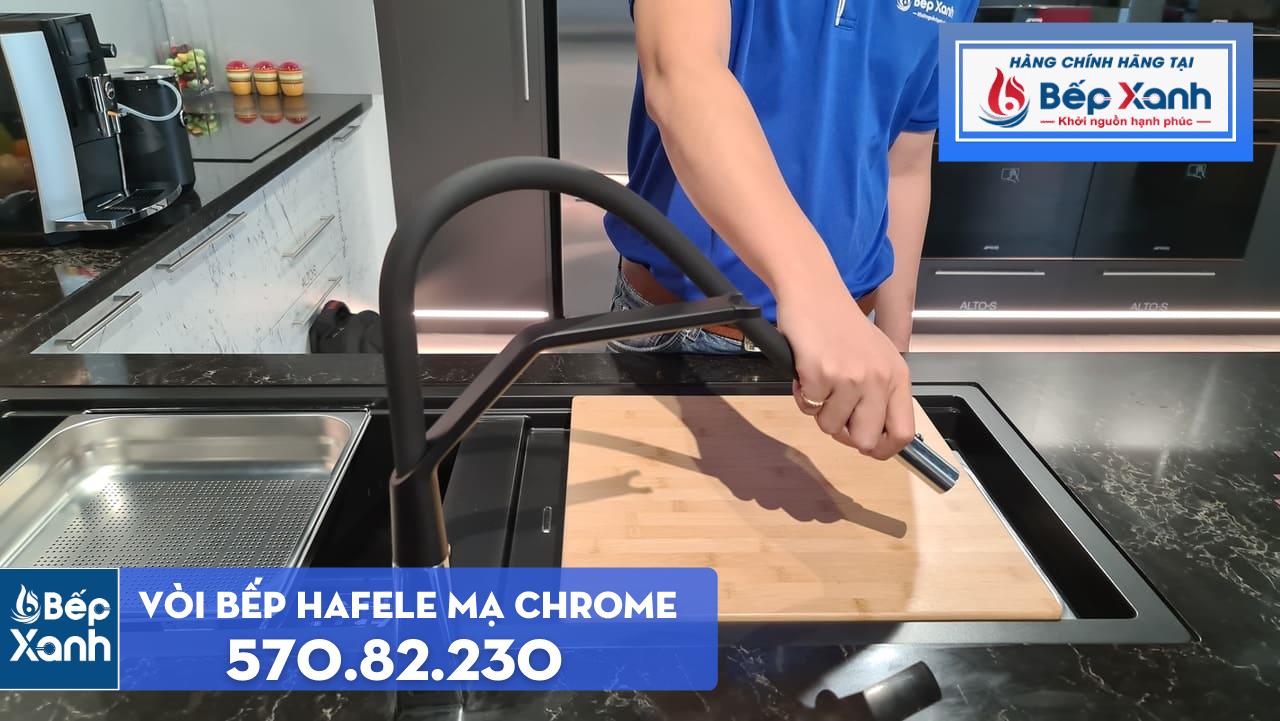 Vòi rửa chén Hafele HT20-CH1F187 / Đồng thau mạ Chrom, Mã số 570.82.230