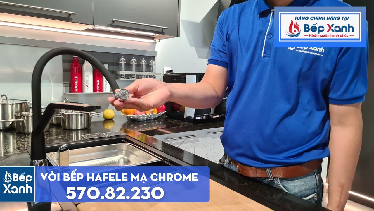 Vòi rửa chén Hafele HT20-CH1F187 / Đồng thau mạ Chrom, Mã số 570.82.230