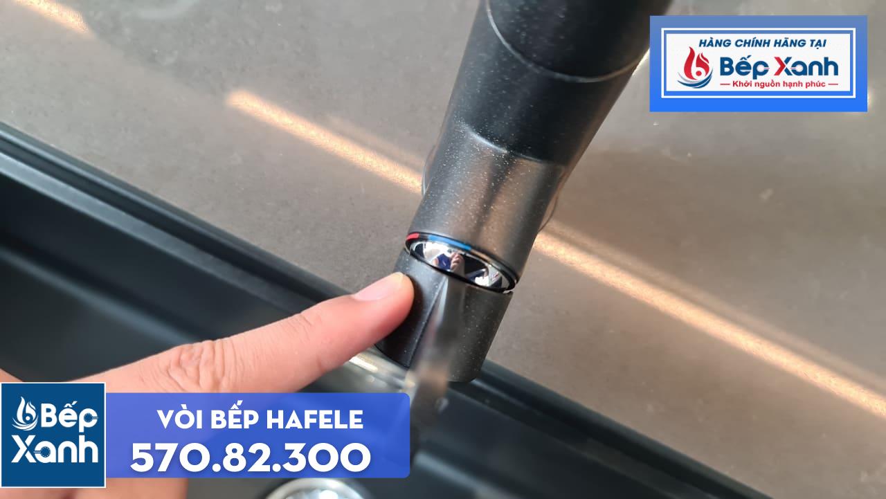 Vòi rửa chén Hafele HT20-GH1P259 / Màu đen / Đồng mạ màu đá, Mã số 570.82.300