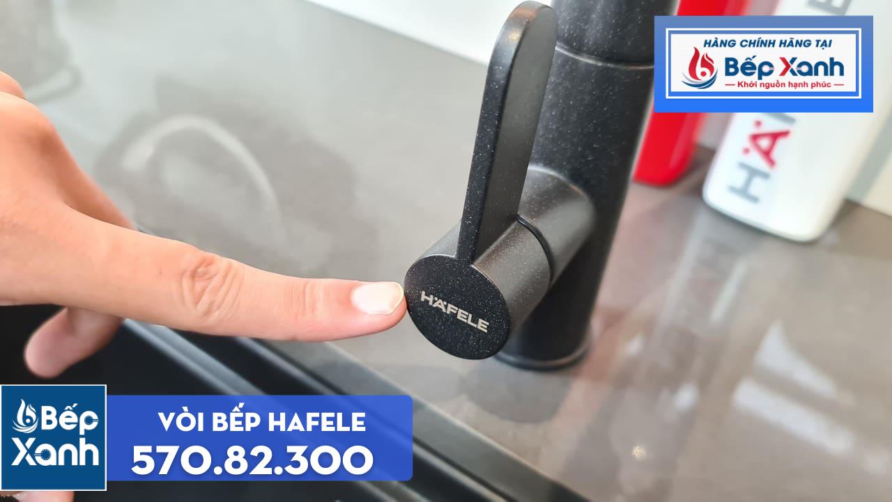 Vòi rửa chén Hafele HT20-GH1P259 / Màu đen / Đồng mạ màu đá, Mã số 570.82.300