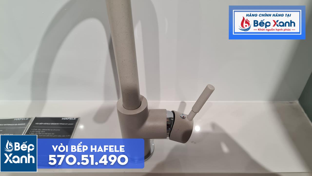 Vòi rửa chén Hafele HT19-GH1F270 570.51.490 - Vòi mạ màu đá tuyệt đẹp