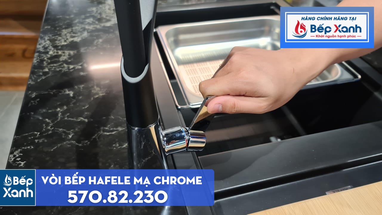 Vòi rửa chén Hafele HT20-CH1F187 / Đồng thau mạ Chrom, Mã số 570.82.230