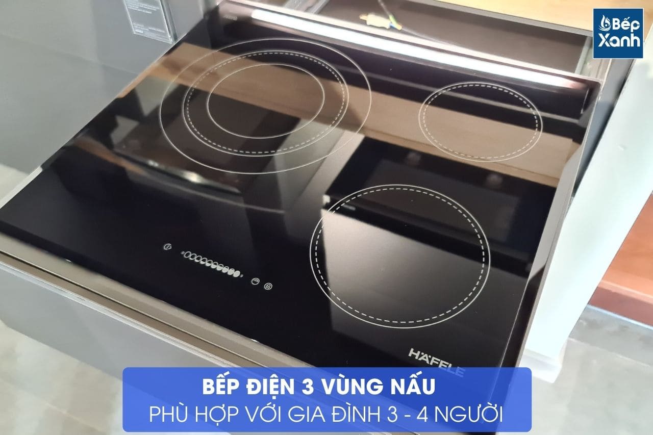 Bếp điện Hafele 3 vùng nấu HC-R603A 536.01.631 - Nhập khẩu châu Âu