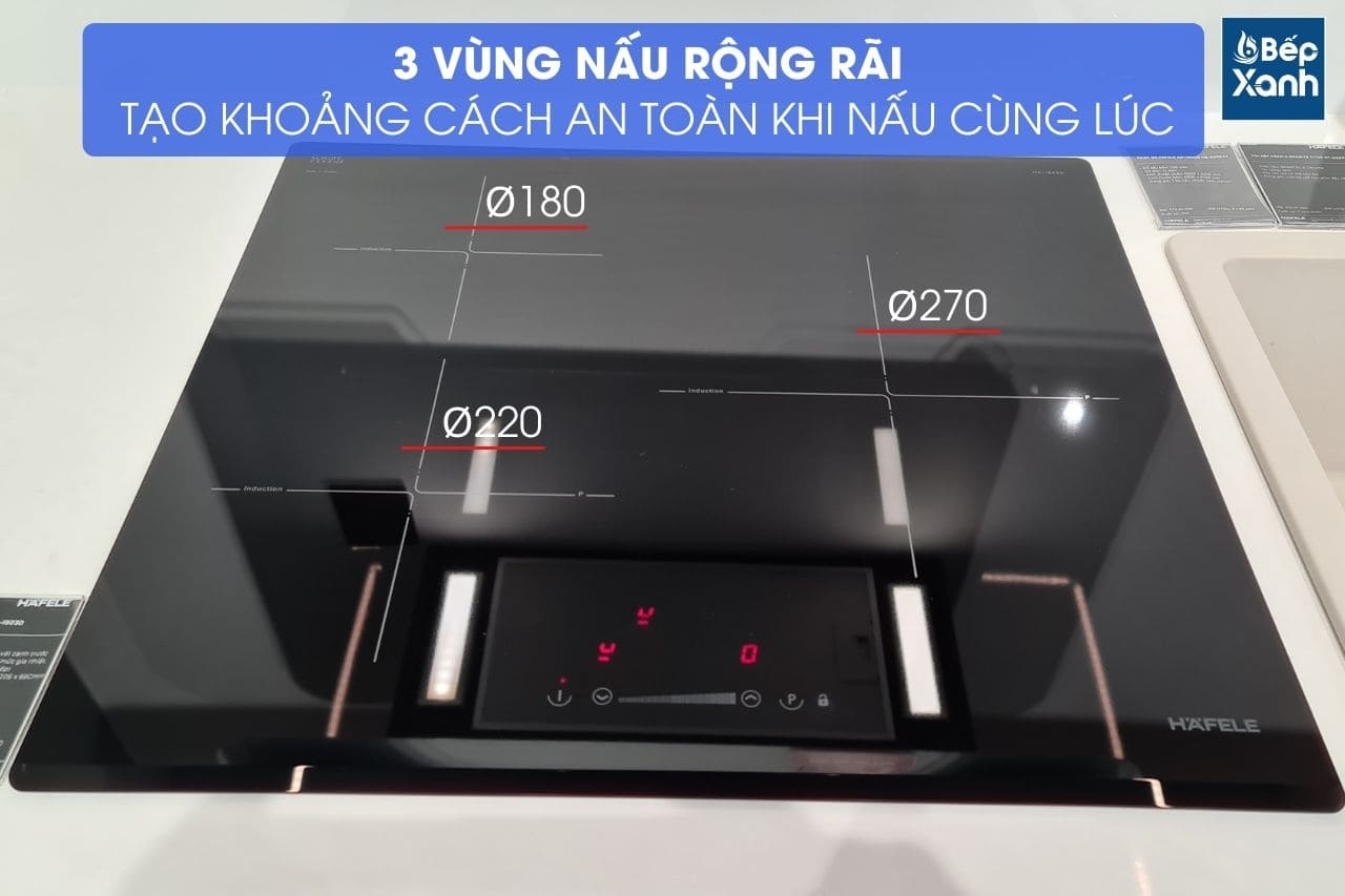 Bếp từ 3 vùng nấu Hafele HC-I603D 536.61.631