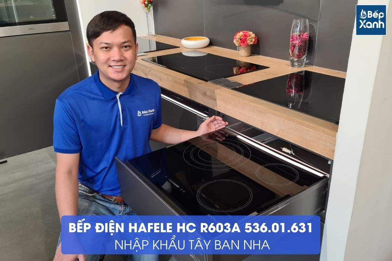 Bếp điện Hafele 3 vùng nấu HC-R603A 536.01.631 - Nhập khẩu châu Âu