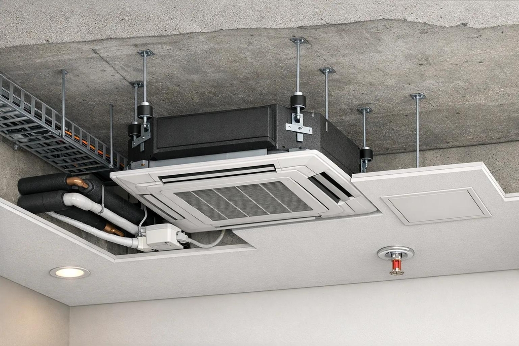 Lắp điều hòa âm trần tại Cầu Giấy – Thi công trọn gói, báo giá rõ ràng