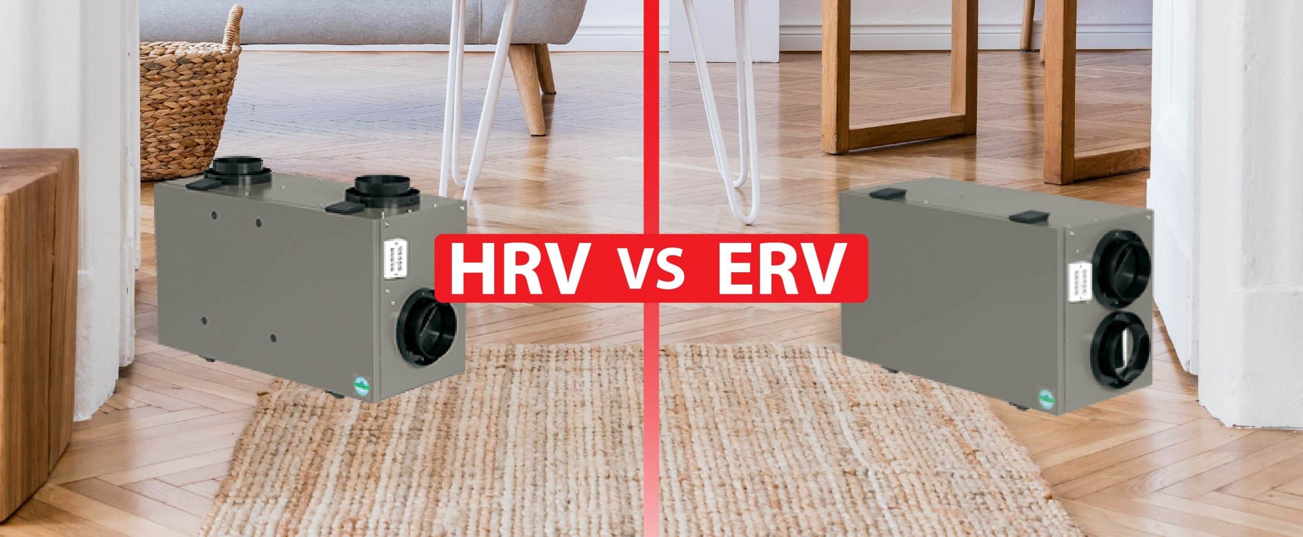 Máy Cấp Khí Tươi HRV là gì? ERV là gì? So sánh HRV và ERV
