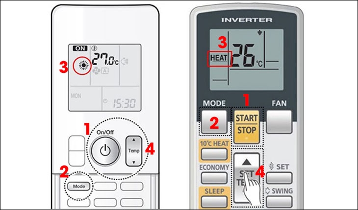 Chế độ sưởi ấm điều hòa Panasonic là gì? Cách bật và lưu ý khi dùng