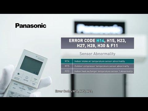 Mã lỗi H14 điều hòa Panasonic là gì? Nguyên nhân và cách khắc phục