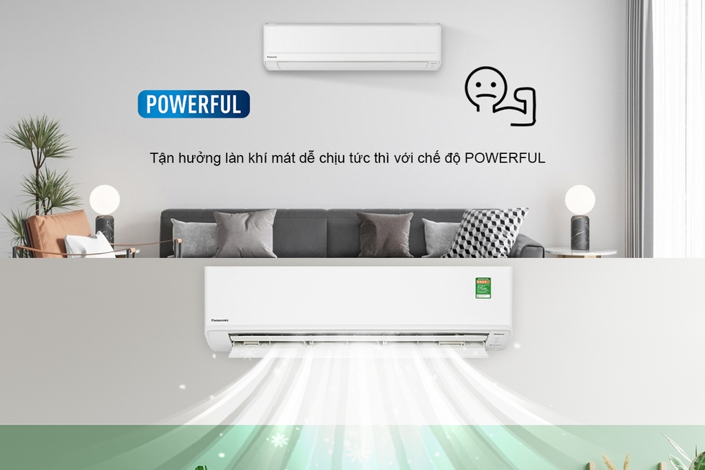 Chế độ Powerful điều hòa Panasonic là gì? Cách bật và sử dụng hiệu quả