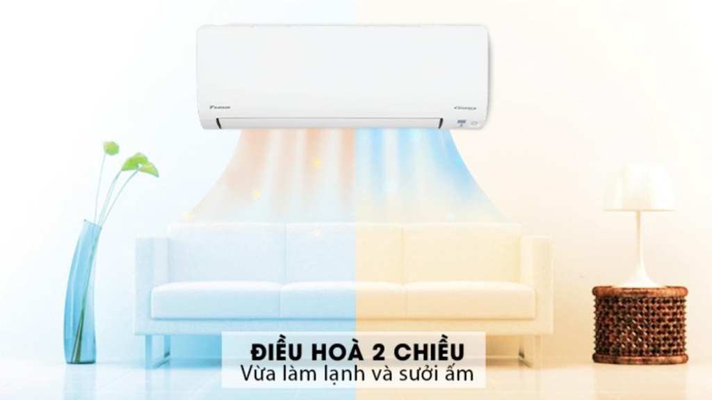 Hướng dẫn sử dụng điều hòa 2 chiều Daikin: Cách bật làm lạnh, sưởi ấm và dùng remote đúng