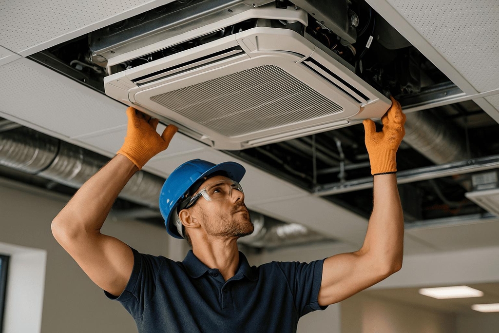 Lắp điều hòa âm trần tại Hoàn Kiếm – Thi công trọn gói, báo giá rõ ràng