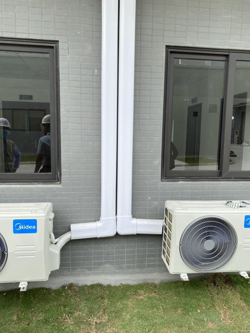 Ghen hộp nhựa cho điều hòa