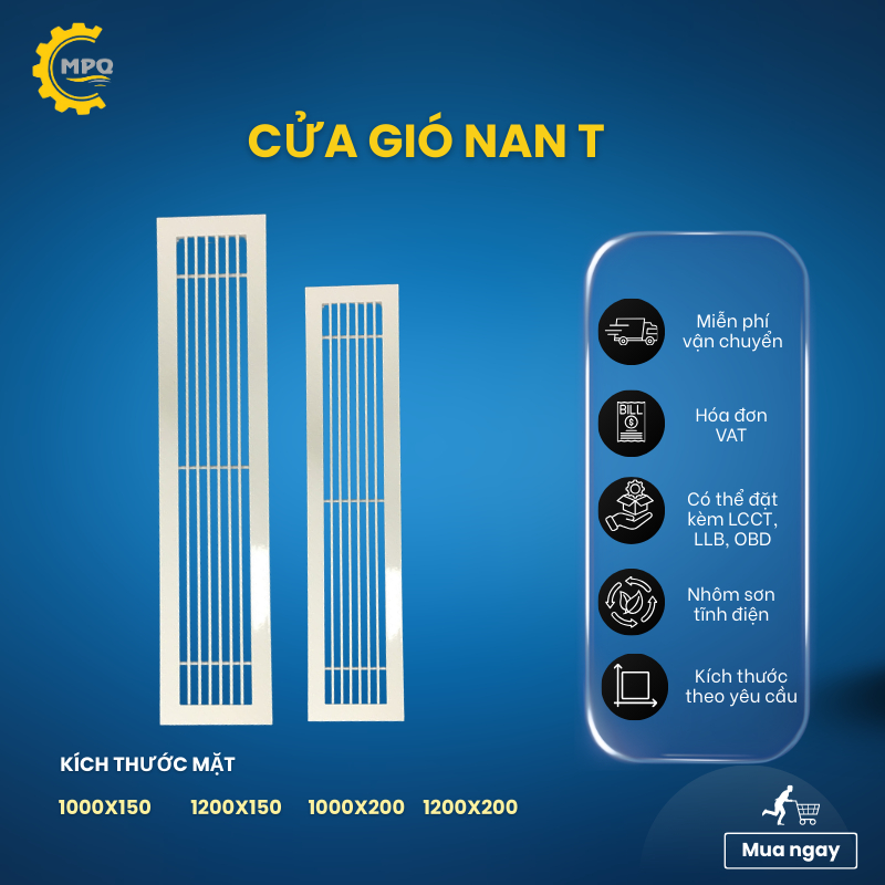 Cửa Gió Có Viền Nan T