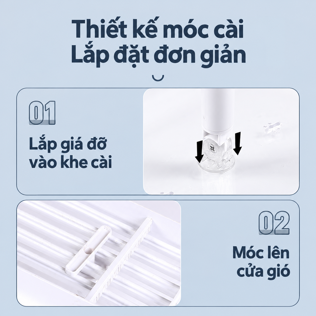 Tấm Chắn Gió Điều Hòa Âm Trần Nối Ống Gió Trong Suốt – Điều Hướng 2 Chiều