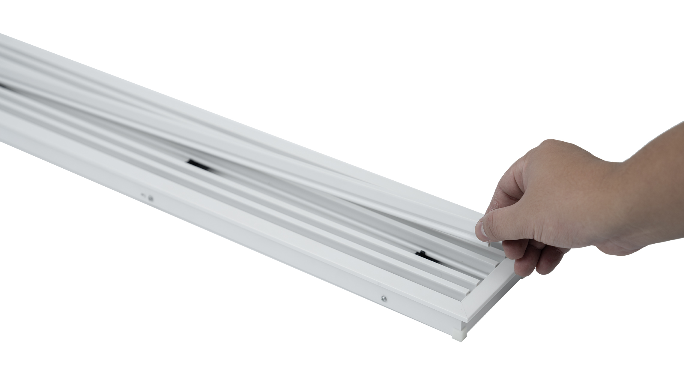 Cửa gió STANDARD khung viền 15mm,nan cong tuyến tính