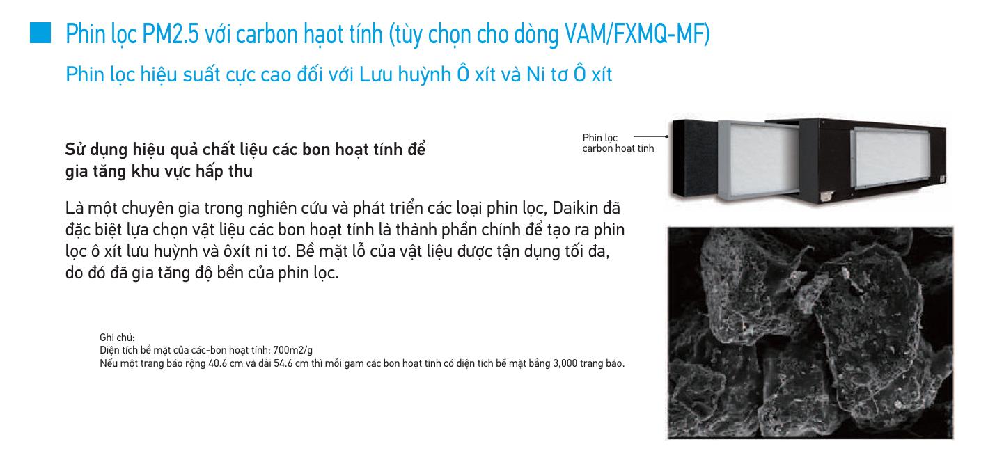 Bộ Lọc PM2.5 Carbon Hoạt Tính Daikin VAM – BAF249 & BAF429