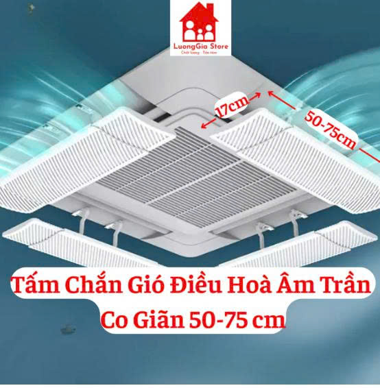 Tấm chắn gió điều hoà Cassette loại co dãn