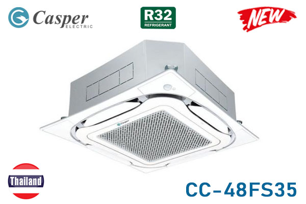 Điều hòa âm trần cassette Casper 3 Phase 48000 BTU 1 chiều CC-48FS35