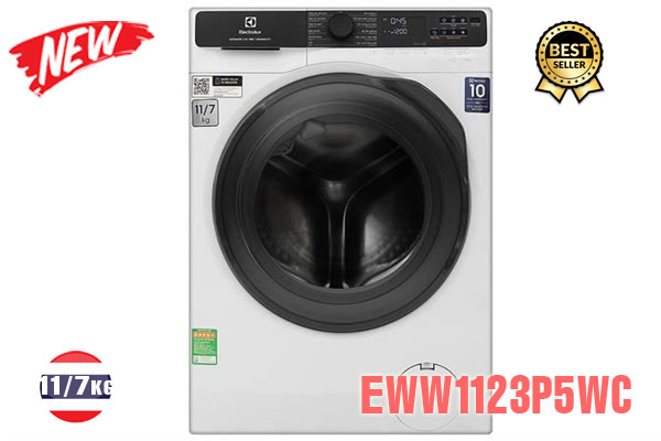 Máy giặt sấy Electrolux giặt 11kg sấy 7kg EWW1123P5WC