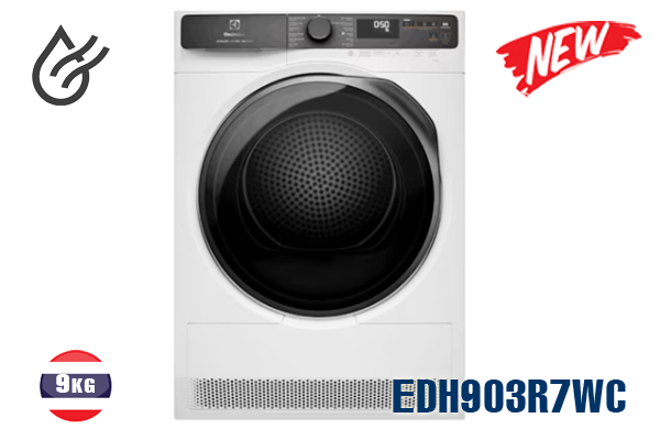 Máy sấy bơm nhiệt Electrolux 9kg EDH903R7WC