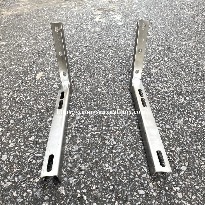 Chân giá điều hòa INOX304 công suất 9.000 - 12.000 btu - bao gồm bộ ốc vít