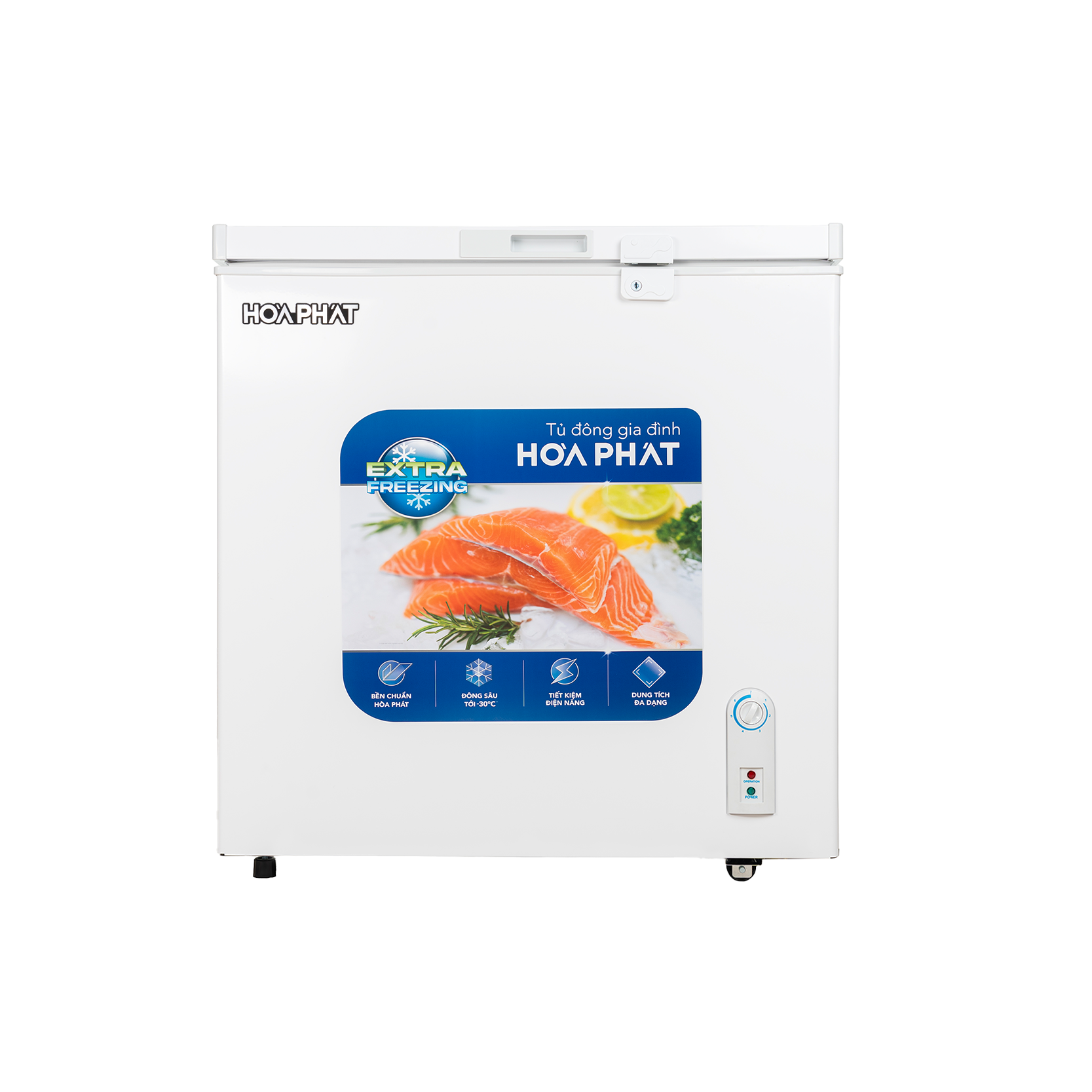 Tủ đông Hòa Phát Dàn Đồng 162 lít HPF AD6162