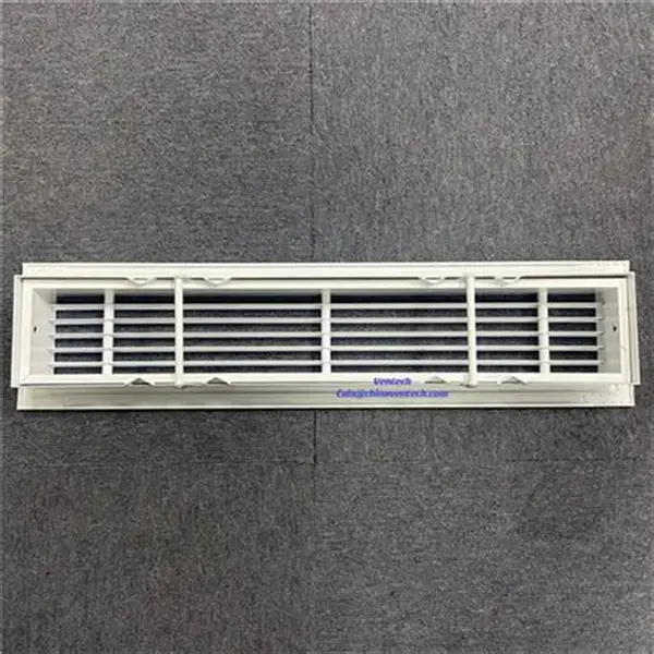 Cửa gió điều hòa nhựa ABS KT 1000x150mm kèm lưới lọc bụi