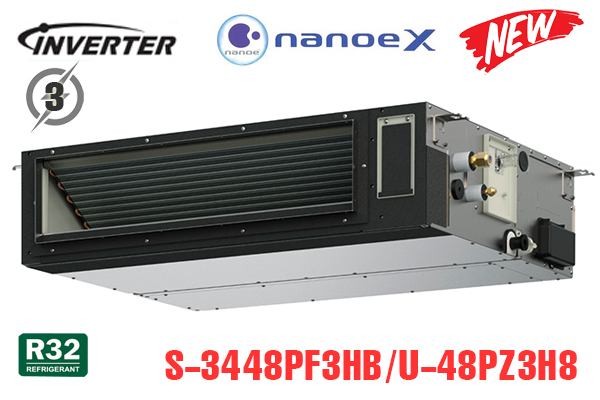 Điều hòa nối ống gió Panasonic 48000BTU 2 chiều 3 Pha S-3448PF3HB/U-48PZ3H8