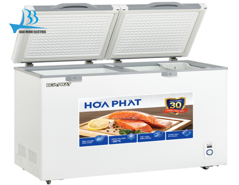 Tủ đông Hòa Phát 271 lít (Đông 130L + Mát 141L) – 2 ngăn – 2 cánh HPF BD6271