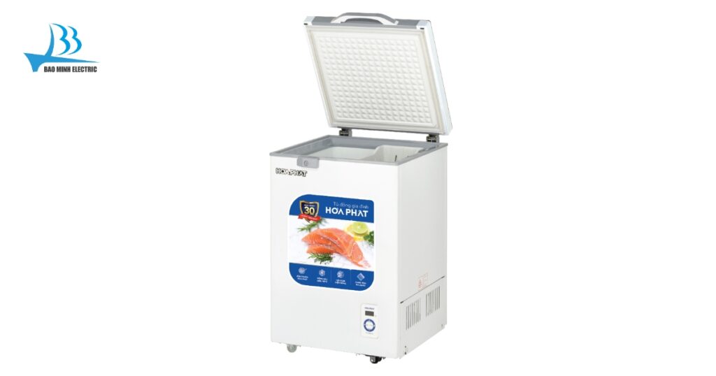 Tủ đông đứng Hòa Phát 107 lít – 1 cánh – 1 ngăn HPF AD6107