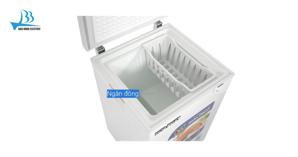 Tủ đông đứng Hòa Phát 107 lít – 1 cánh – 1 ngăn HPF AD6107