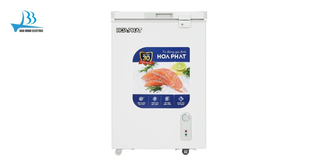 Tủ đông đứng Hòa Phát 107 lít – 1 cánh – 1 ngăn HPF AD6107