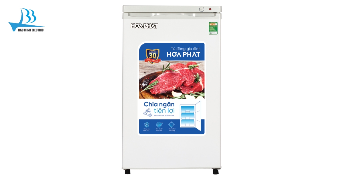 Tủ đông trữ sữa Hòa Phát 106l 4 ngăn  HPF UAH6106