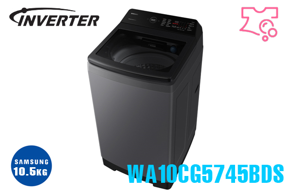 Máy giặt Lồng đứng Samsung  Inverter 10.5 kg WA10CG5745BDSV