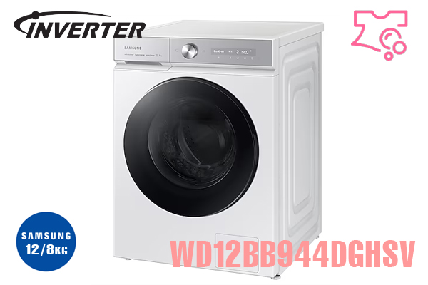 Máy giặt sấy Samsung inverter 12 kg WD12BB944DGHSV