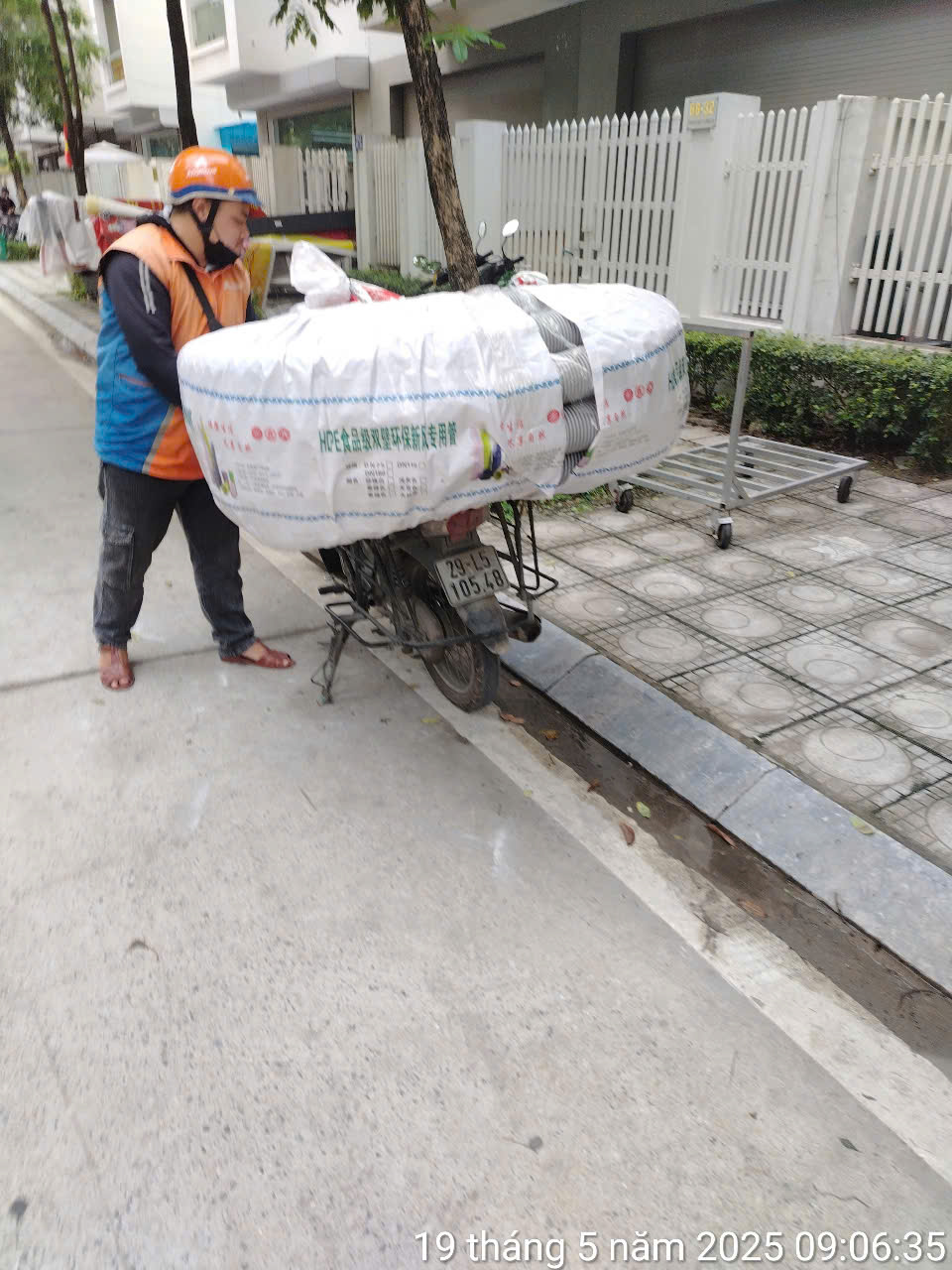 Ống gió khí tươi HDPE 2 Lớp D75mm