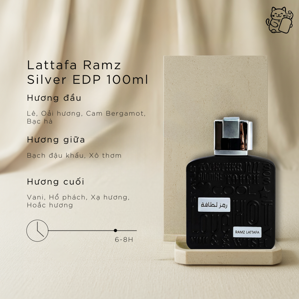 Lattafa Ramz Silver EDP 100ml