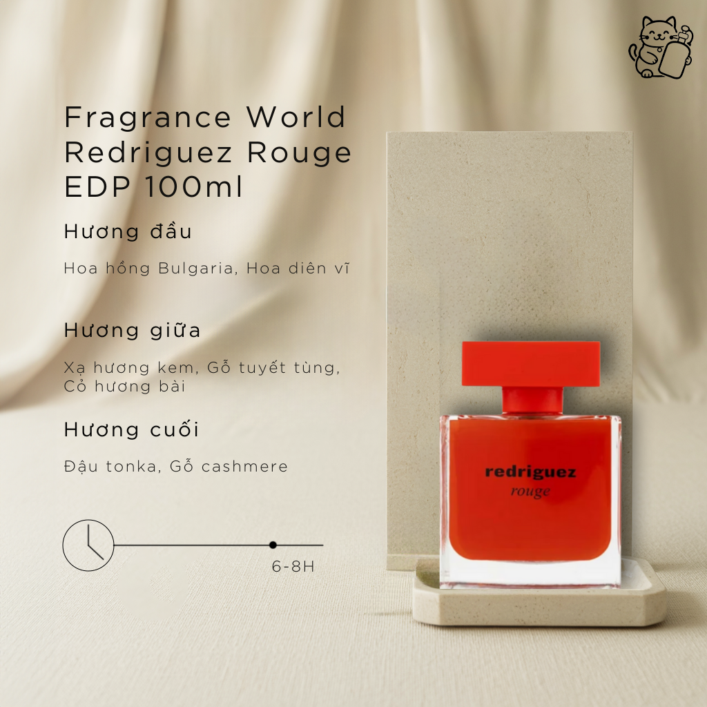 Fragrance World Redriguez Rouge EDP 100ml