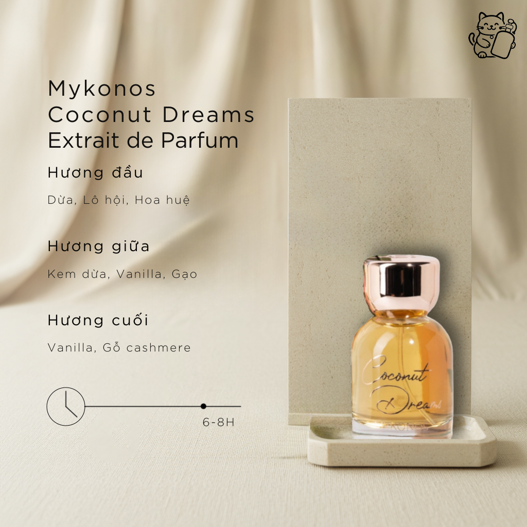 Mykonos Coconut Dreams Extrait de Parfum 50ml