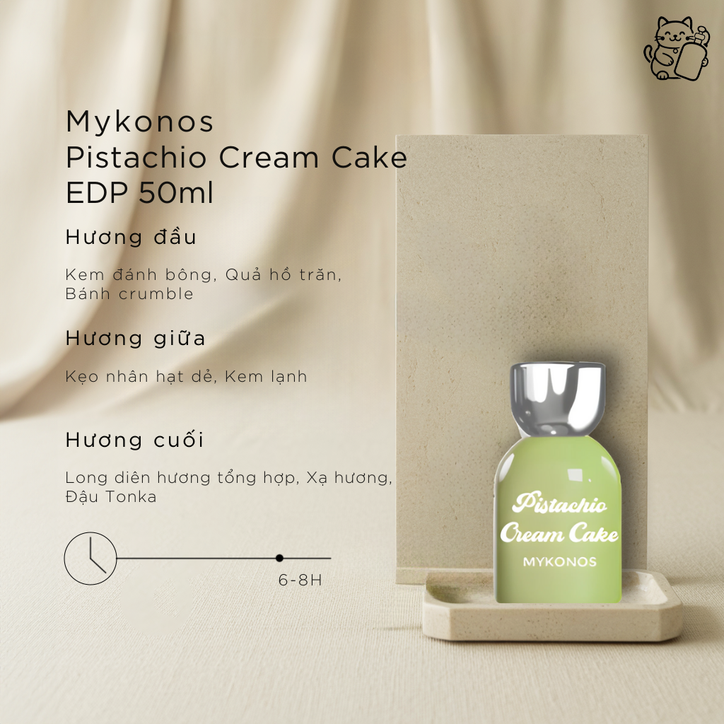 Mykonos Pistachio Cream Cake EDP 50ml